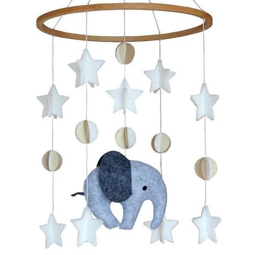 Baby Crib Mobile Bebe Baby Mobile On The Bed With Elephant Animal Wind-bell Nursery Decor Babies Shower Gift Bedding Baby Care
