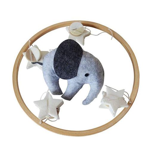 Baby Crib Mobile Bebe Baby Mobile On The Bed With Elephant Animal Wind-bell Nursery Decor Babies Shower Gift Bedding Baby Care