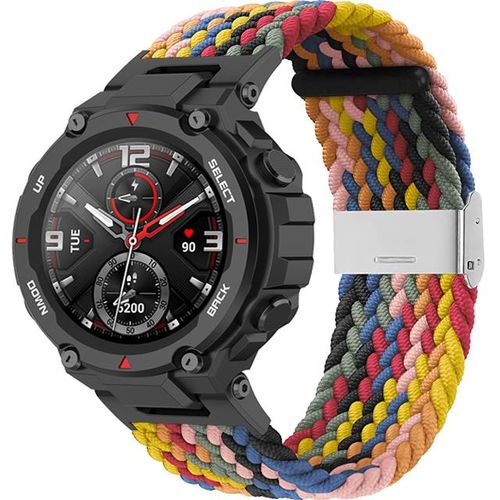 Elastic Nylon Strap For Amazfit T Rex Pro / T-Rex Woven Band Sport Bracelet Accessories Replacement