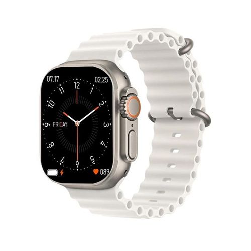 White T800 Ultra NFC Smartwatch for iOS Android