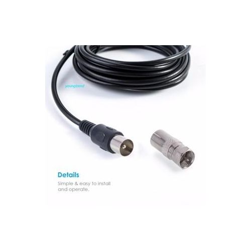 12dBi 1080P TV Antenna HD Receiver 50 Miles Digital HDTV Booster Indoor Aerial  youngtrend.ph