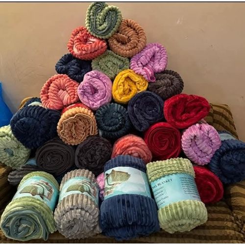 Soft Throw Blanket Cream