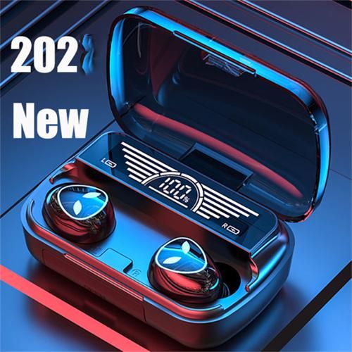 Wireless Bluetooth Headphones V5.3 Hifi 9D Bass In-Ear Earbuds