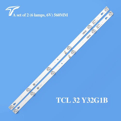 2pcs/set for TCL 32 Inch L32P1A LED Backlight Strip 32D2900 32HR330M06A8 32HR330M06A5 V1 4C-LB3206-HR08J/HR01J 2 6V 6bulbs