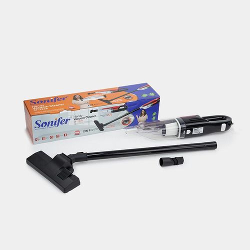2 In 1 Portable Vertical Electric Vacuum Cleaner Of 0.7 Liters With Very High Suction Power-Multicolour