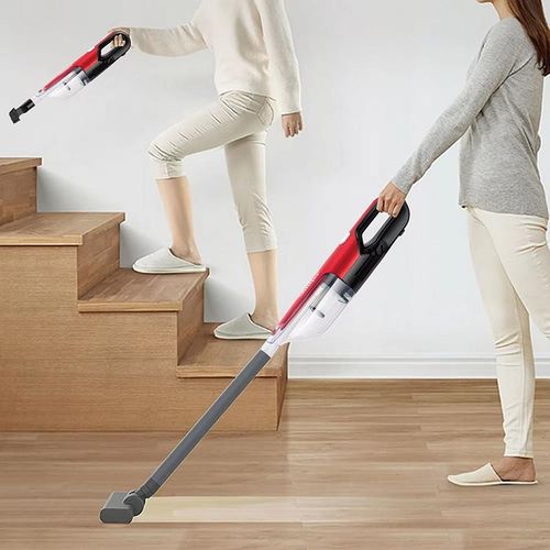 2 In 1 Portable Vertical Electric Vacuum Cleaner Of 0.7 Liters With Very High Suction Power-Multicolour