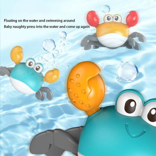 Inertial simulation crab crawling will walk educational toys baby bath and play water games children toy gifts