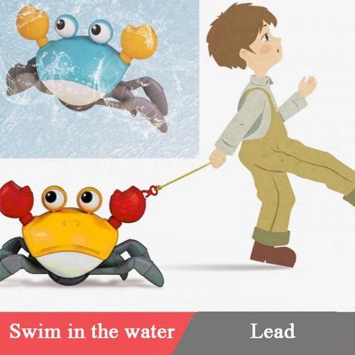 Inertial simulation crab crawling will walk educational toys baby bath and play water games children toy gifts