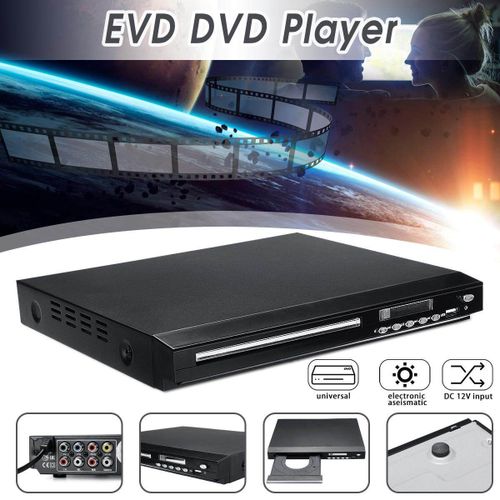 Multifunctional HD DVD Player VCD Mp3 Mp4 USB Film Home + Remote Control