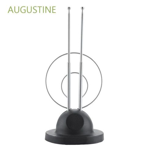 AUGUSTINE Portable Indoor Antenna Convenient Rabbit Ear Antenna TV Antenna Universal Mini HD Digital Receiver HDTV Receive Strong Signal TV Aerial/Multicolor