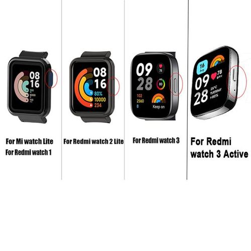 Strap Metal Case Protector For Redmi Watch 3 Active Bracelet For Redmi Watch 2 Lite/mi Watch Lite Protective Cover Frame