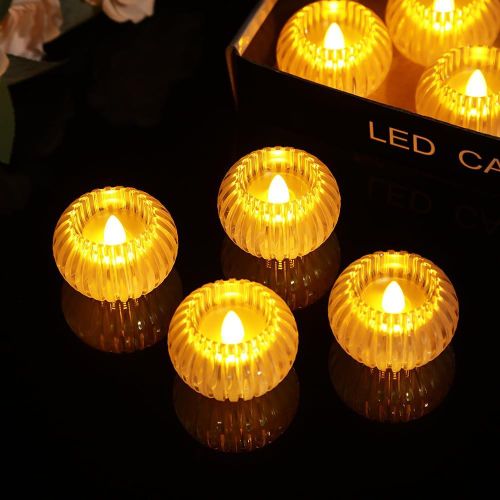 Genetic Elegant Lifestyle Unqiue LED Diya Light Showpiece Candle For Diwali Pooja Christmas Valentine Home Plastic Table Diya Set
