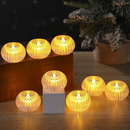 Genetic Elegant Lifestyle Unqiue LED Diya Light Showpiece Candle For Diwali Pooja Christmas Valentine Home Plastic Table Diya Set