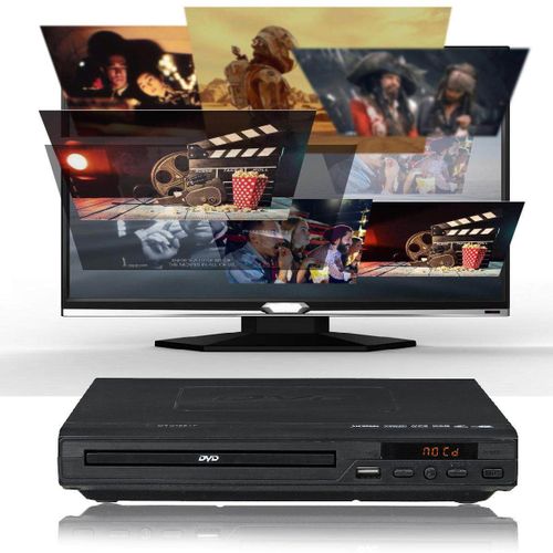 110V-240V 15W LCD DVD Player Compact Multi Region Video HDMI CD USB 3.0 + Remote
