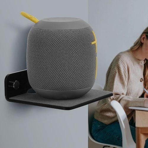 Speaker Mount Holder Wall Mount Small Hanger Space Saving For Black