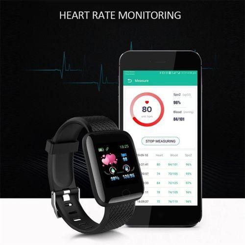 Ladies Black Smart Watch 116plus Bluetooth Sports Watch