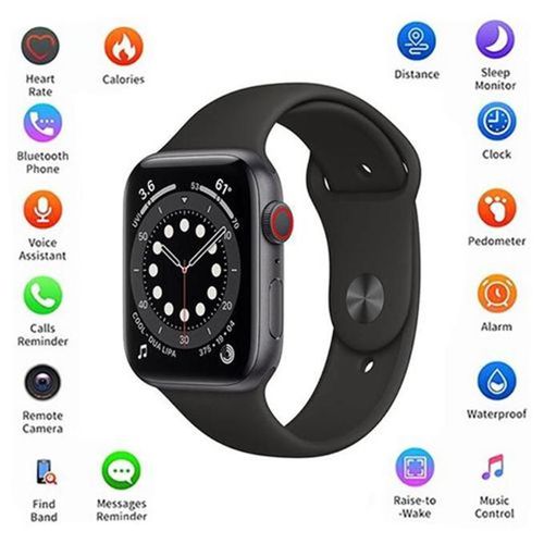 X7 Black Smart Watch Ladies Watch for IOS Android