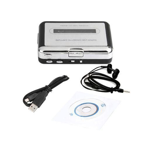 USB Cassette to MP3 Converter Capture Audio Music Player