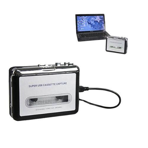 USB Cassette to MP3 Converter Capture Audio Music Player