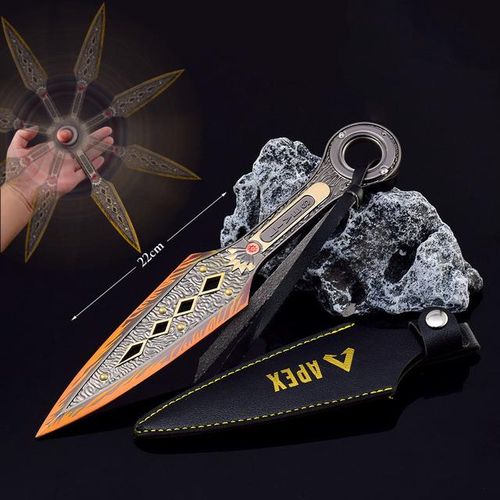 Legends Heirloom Wraith Kunai 22cm Alloy Metal Katana s Rotatable Game Model Gifts Toys for Boys