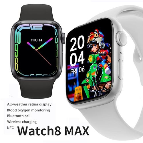 Smartwatch Smart Watch Full Screen Series 8 Pro Max Waterproof IP68 Level NFC Bluetooth Call Health Smart Watch