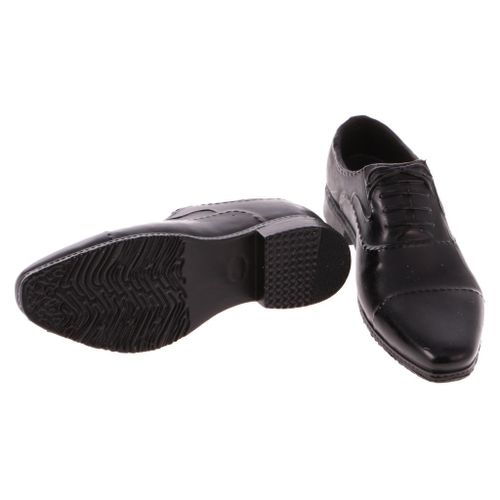 1/6 Scale Black Lace Men Shoes For 12