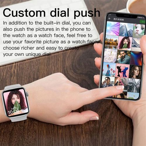 1.44 Inch Black Smart Watch X7 Ladies Watch for IOS Android