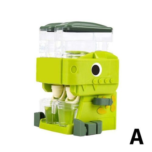 Children Dual Water Dispenser Pretend Play Toys Mini Simulation Kitchen Set Juice Cooler Lifelike Toy For Kids