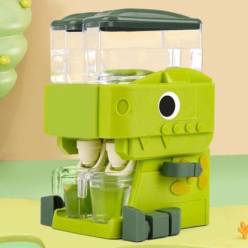 Children Dual Water Dispenser Pretend Play Toys Mini Simulation Kitchen Set Juice Cooler Lifelike Toy For Kids