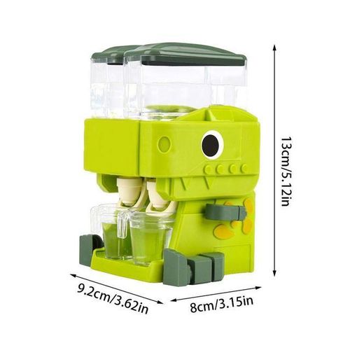 Children Dual Water Dispenser Pretend Play Toys Mini Simulation Kitchen Set Juice Cooler Lifelike Toy For Kids