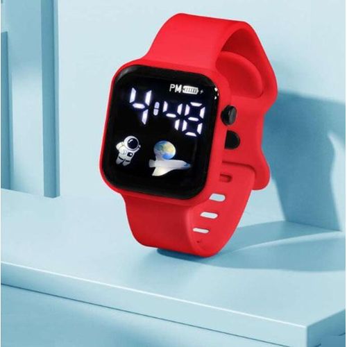 Hw16 Smart Watch With Voice Calling - Red