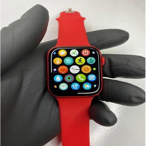 Hw16 Smart Watch With Voice Calling - Red