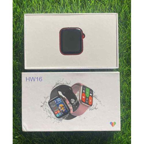 Hw16 Smart Watch With Voice Calling,  - Red,