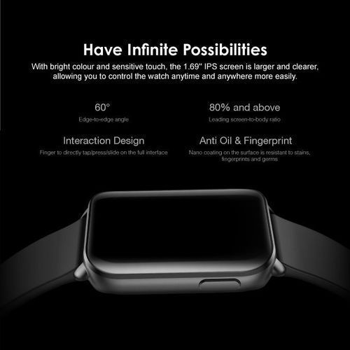 Oraimo Osw -16Pro Edition Curved Display Water Resistance - Silver