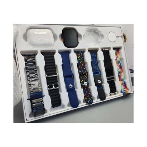 Ultra MAX Suit Combo SmartWatch + Aiir pods Pro - Multicolour