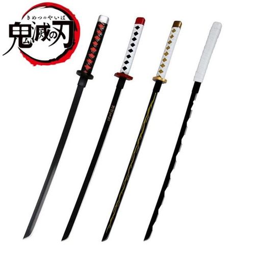 40cm Nichirin Demon Slayer Anime Peripheral PVC Katana Tanjirou Inosuke Zenitsu Tomioka Model Cosplay Toys