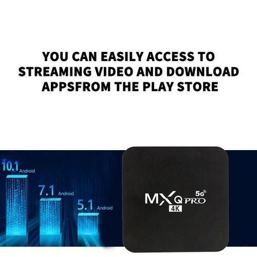 MXQPRO5G 4K Network Player Settop Box Home Remote  Ontrol Box Smart Mediabla K1G8G