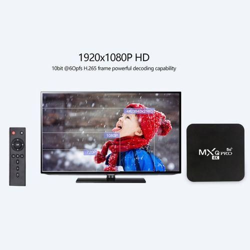 MXQPRO5G 4K Network Player Settop Box Home Remote  Ontrol Box Smart Mediabla K1G8G