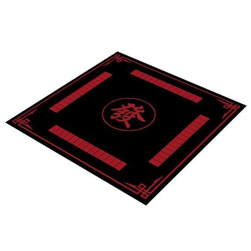 Chinese Tablecloth Noise Reduction Mahjong Table Mat for Domino Mah Jongg Games Anti-slip Square Cover for