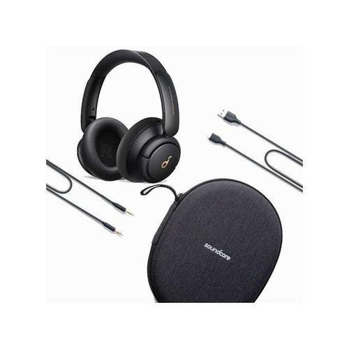 Anker  Soundcore Life Q30 Bluetooth Noise Cancelling Headphones, 40H Playtime, USB Type C Fast Charge, Soft Earcups With Free Carry Case - Black