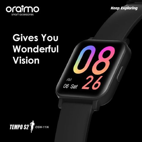 Oraimo Osw 18N Smart Health Watch - Black
