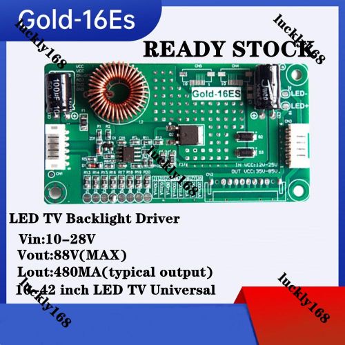 READY STOCK Gold-16ES Universal 10-42 inch LED LCD TV Backlight Constant Current Driver Board