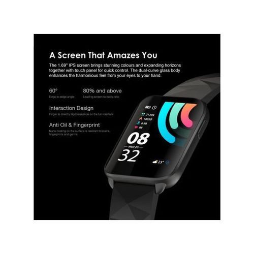Oraimo IP68 Waterproof Smart Watch - Black