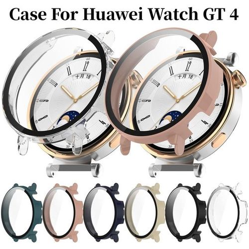 Tempered Glass Pc Case For Huawei Watch Gt 4 46mm 41mm Full Coverage Smartwatch Screen Protector For Huawei Watch Gt4 Bumper