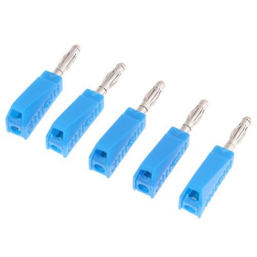 Banana Plug 4mm Audio Speaker Wire Cable Connector  Blue