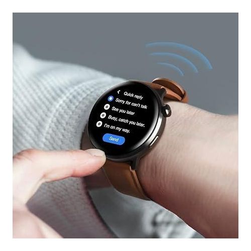 Mibro Watch Lite 2 Smart Watch 1.3-inch AMOLED HD Display Metal Body With Bluetooth Call Dual Core Chip Intelligent Health Monitoring 60 Sports Mode 12Days Battery Life 2ATM Waterproof brown