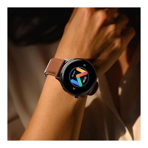 Mibro Watch Lite 2 Smart Watch 1.3-inch AMOLED HD Display Metal Body With Bluetooth Call Dual Core Chip Intelligent Health Monitoring 60 Sports Mode 12Days Battery Life 2ATM Waterproof brown