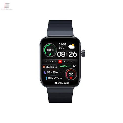 Mibo T1 Calling Amoled Smart Watch Black
