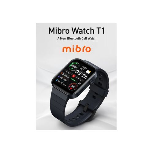 Mibo T1 Calling Amoled Smart Watch Black