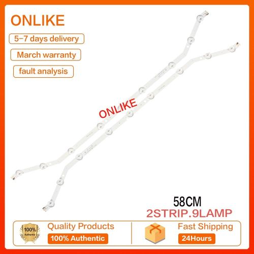 LED Backlight strip 9leds For Samsung 32'' TV D3GE-320SM0-R2 D3GE-320SM0-R1 2013SVS32 DF320AGH-R3 UN32H4353 UA32EH4005